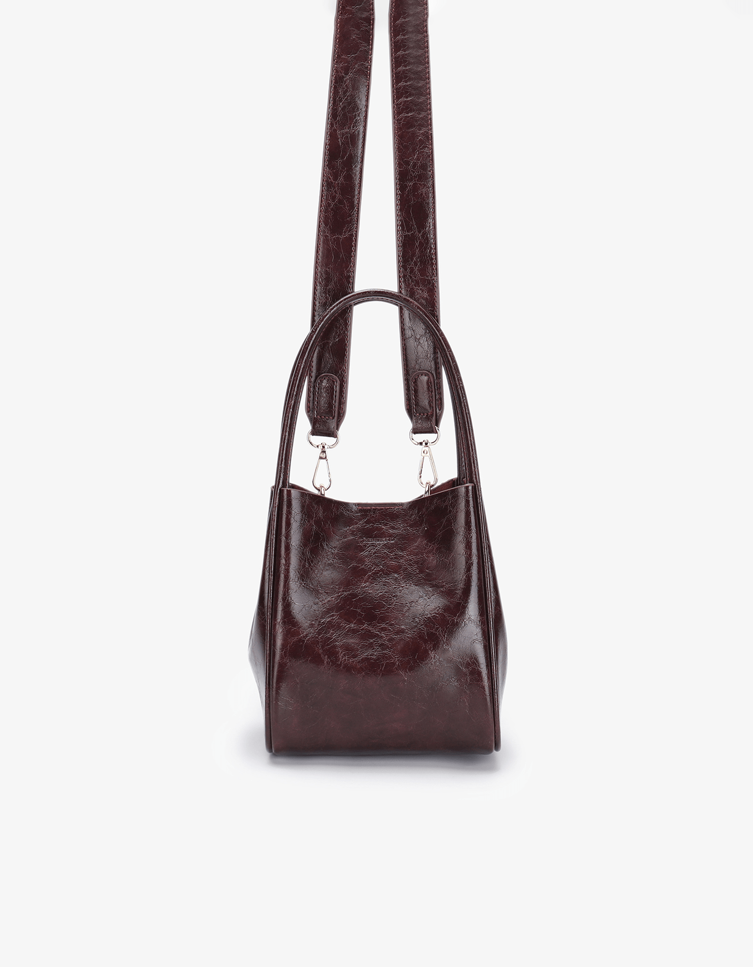 HOLLACE MINI TOTE WAXED OXBLOOD - REMI/REID