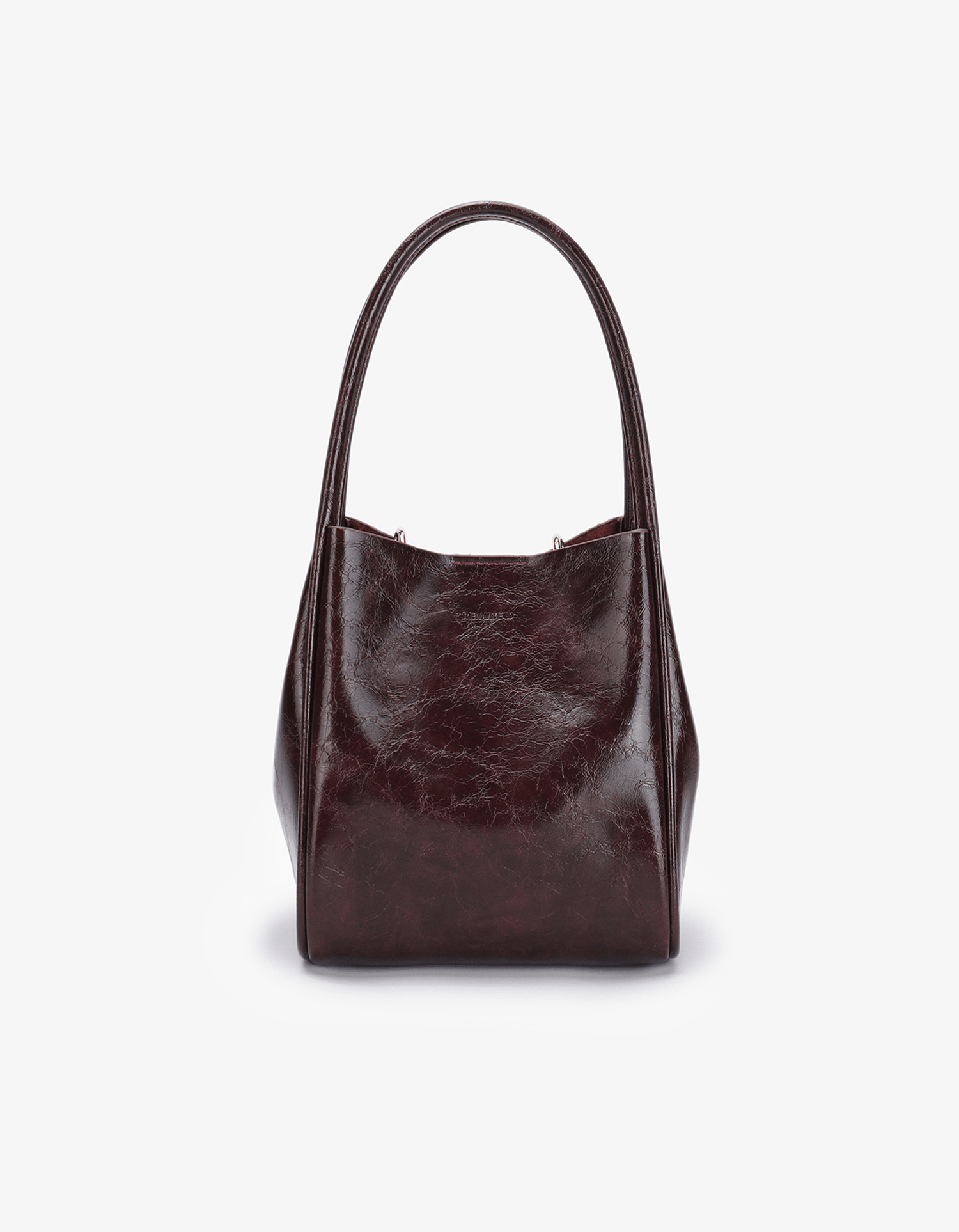 HOLLACE MINI TOTE WAXED OXBLOOD - REMI/REID