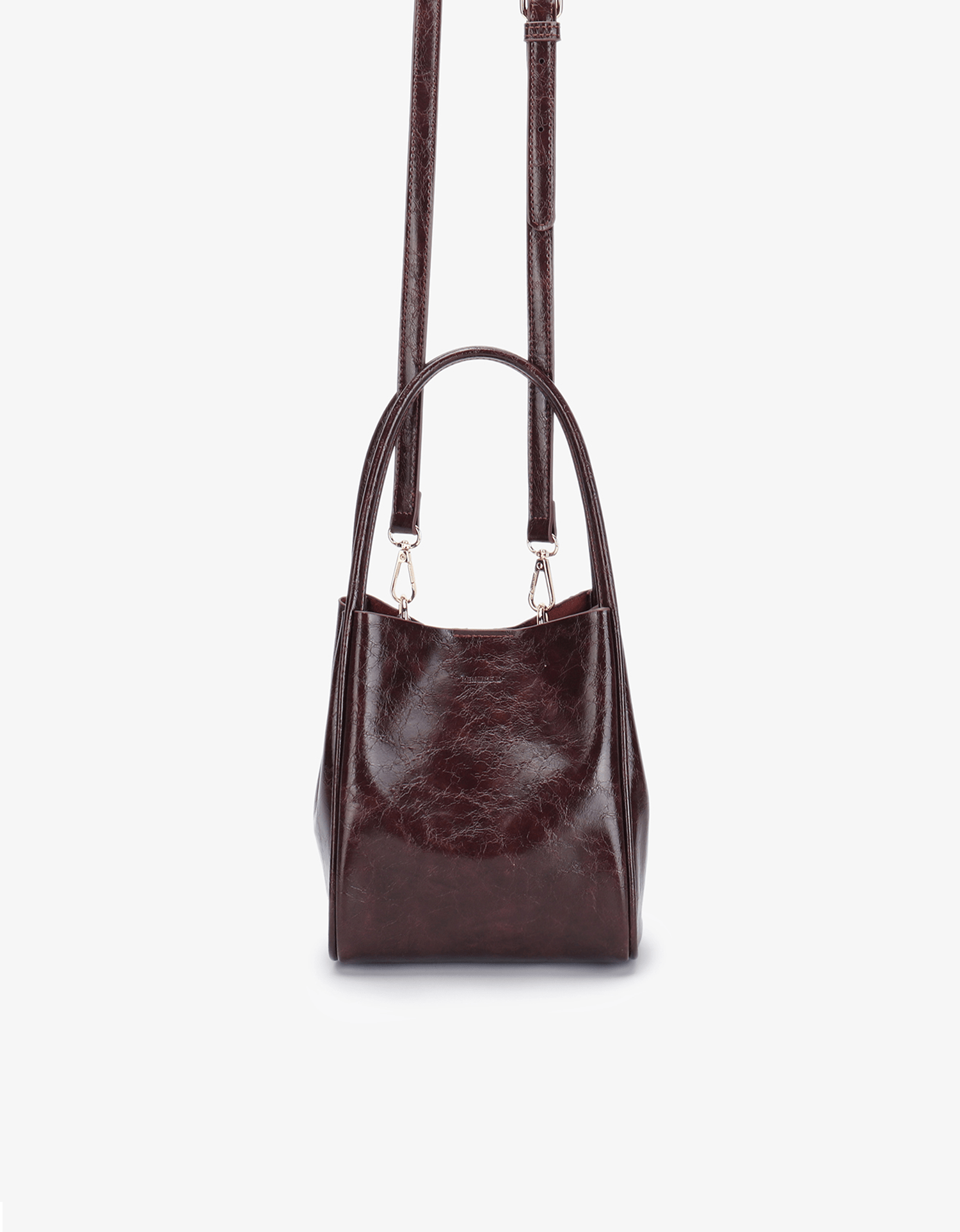 HOLLACE MINI TOTE WAXED OXBLOOD - REMI/REID