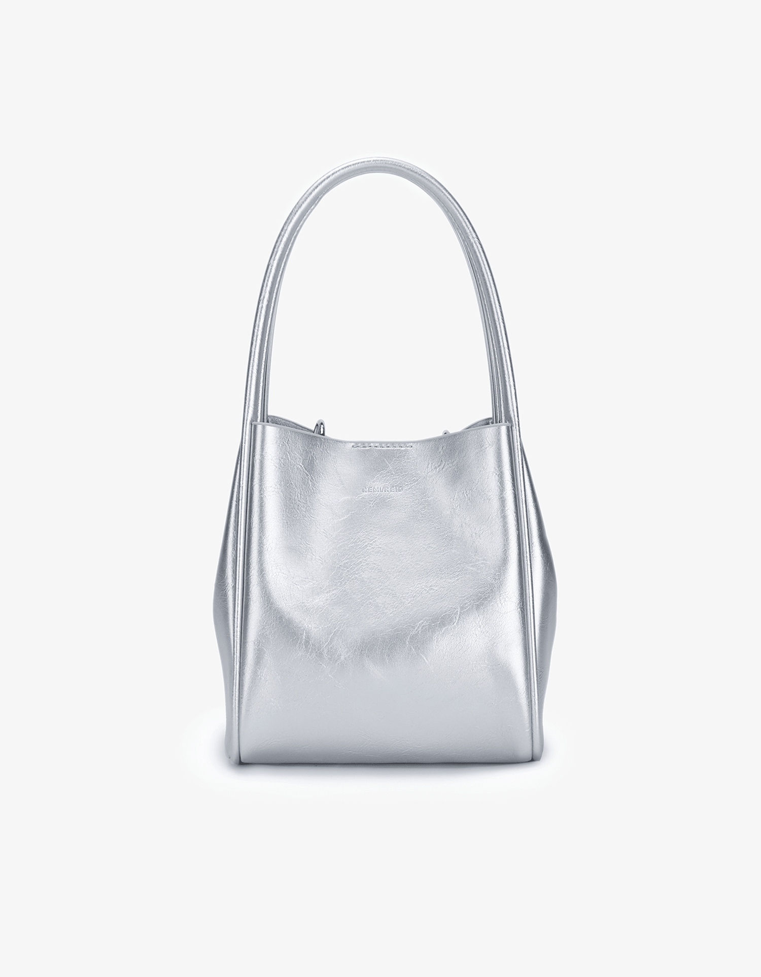 HOLLACE MINI TOTE WAXED SILVER - REMI/REID