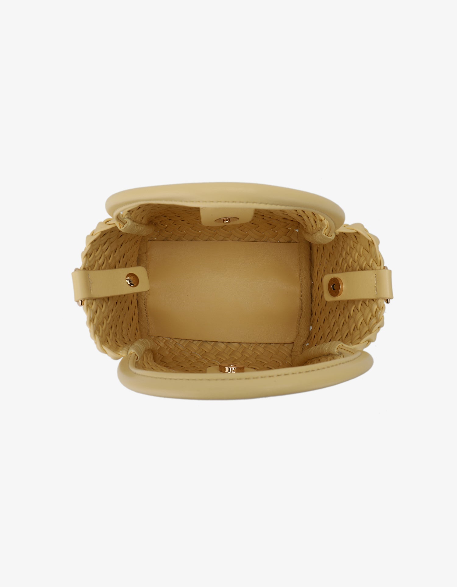 HOLLACE MINI TOTE WOVEN BUTTER - REMI/REID