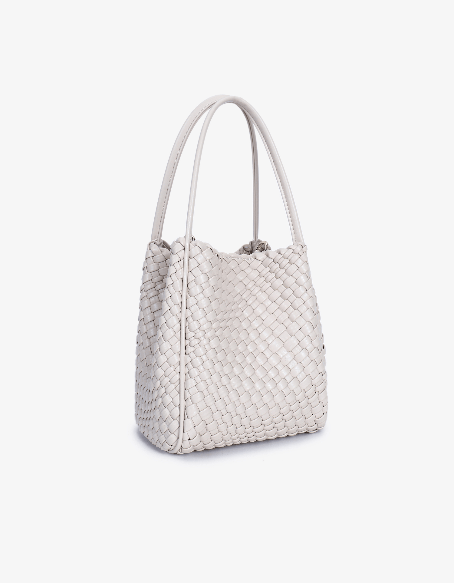 HOLLACE MINI TOTE WOVEN CREAM - REMI/REID