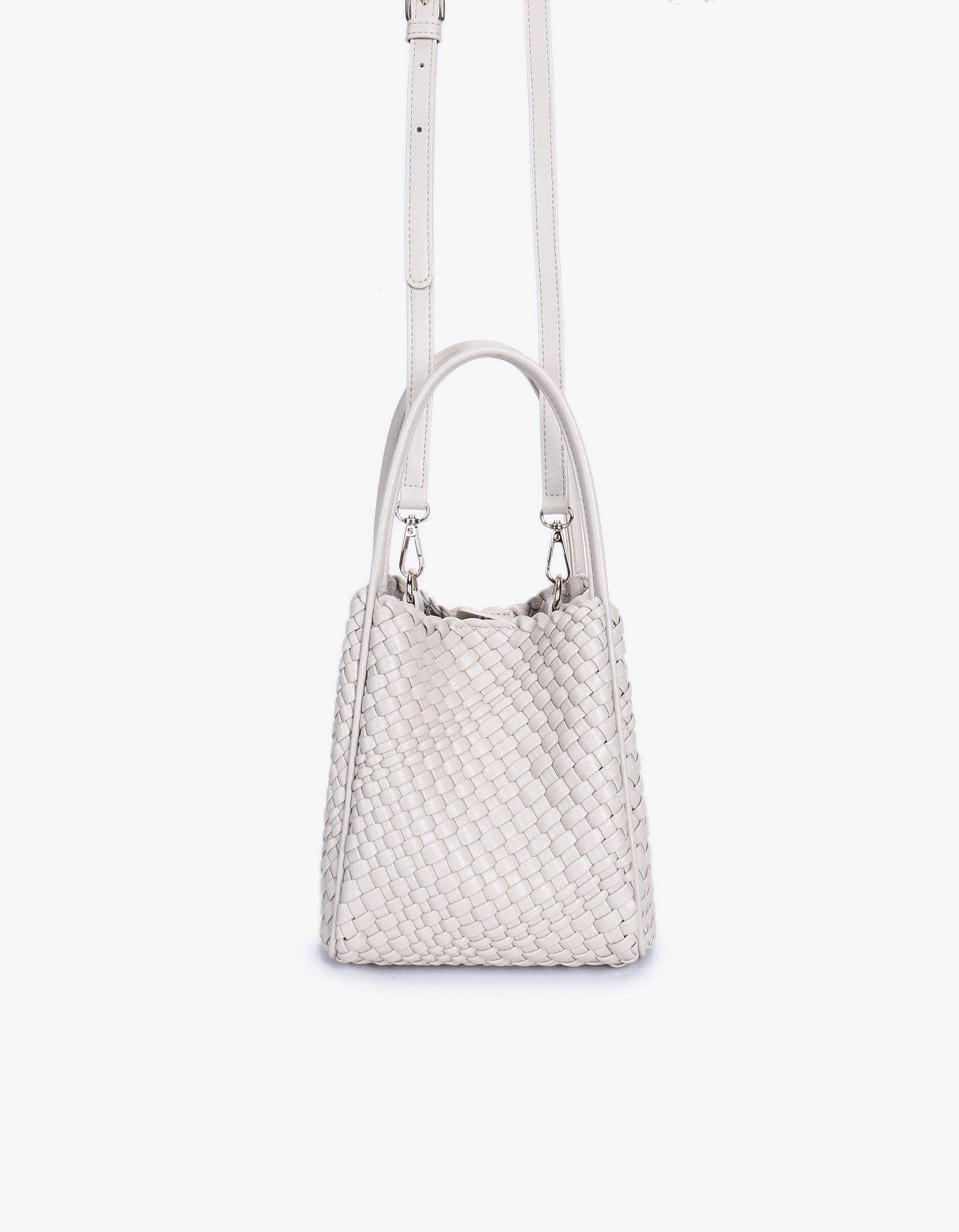 HOLLACE MINI TOTE WOVEN CREAM - REMI/REID