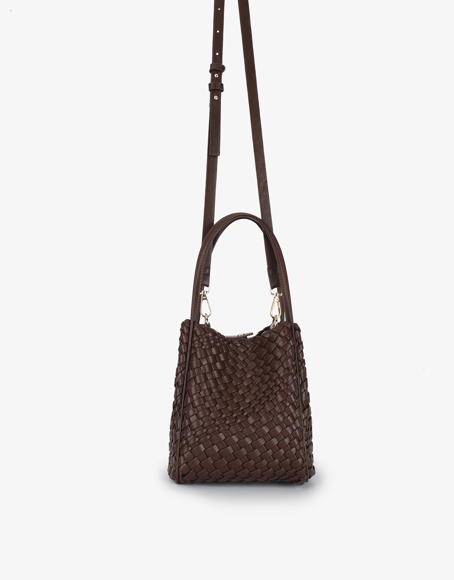 HOLLACE MINI TOTE WOVEN ESPRESSO - REMI/REID