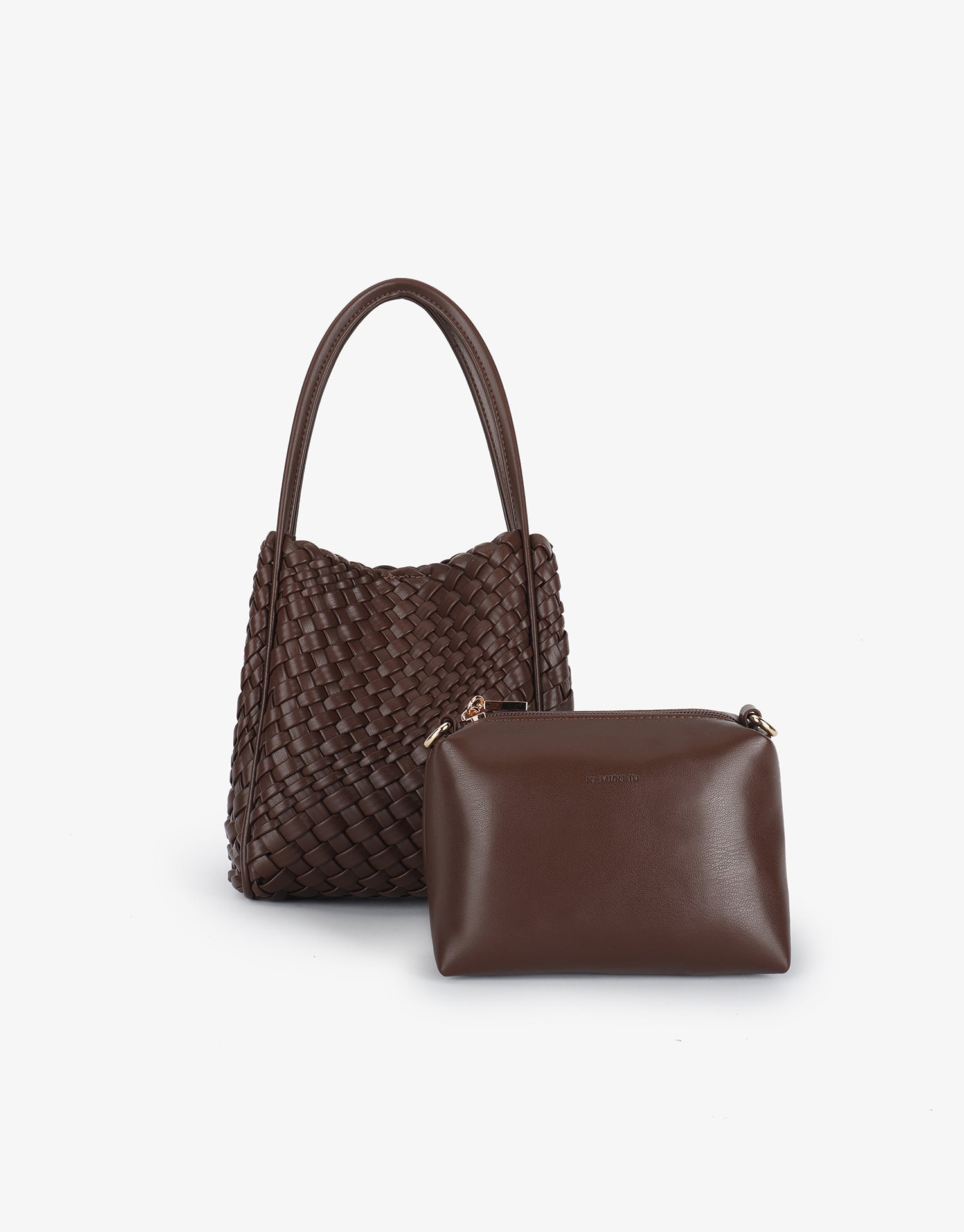 HOLLACE MINI TOTE WOVEN ESPRESSO - REMI/REID