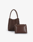 HOLLACE MINI TOTE WOVEN ESPRESSO - REMI/REID
