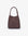 HOLLACE MINI TOTE WOVEN FAUX SUEDE CHOCOLATE - REMI/REID