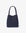 HOLLACE MINI TOTE WOVEN FAUX SUEDE NAVY - REMI/REID