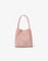 HOLLACE MINI TOTE WOVEN FAUX SUEDE ROSE - REMI/REID