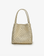 HOLLACE MINI TOTE WOVEN HI SHINE PLATINUM - REMI/REID