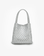 HOLLACE MINI TOTE WOVEN HI SHINE SILVER - REMI/REID