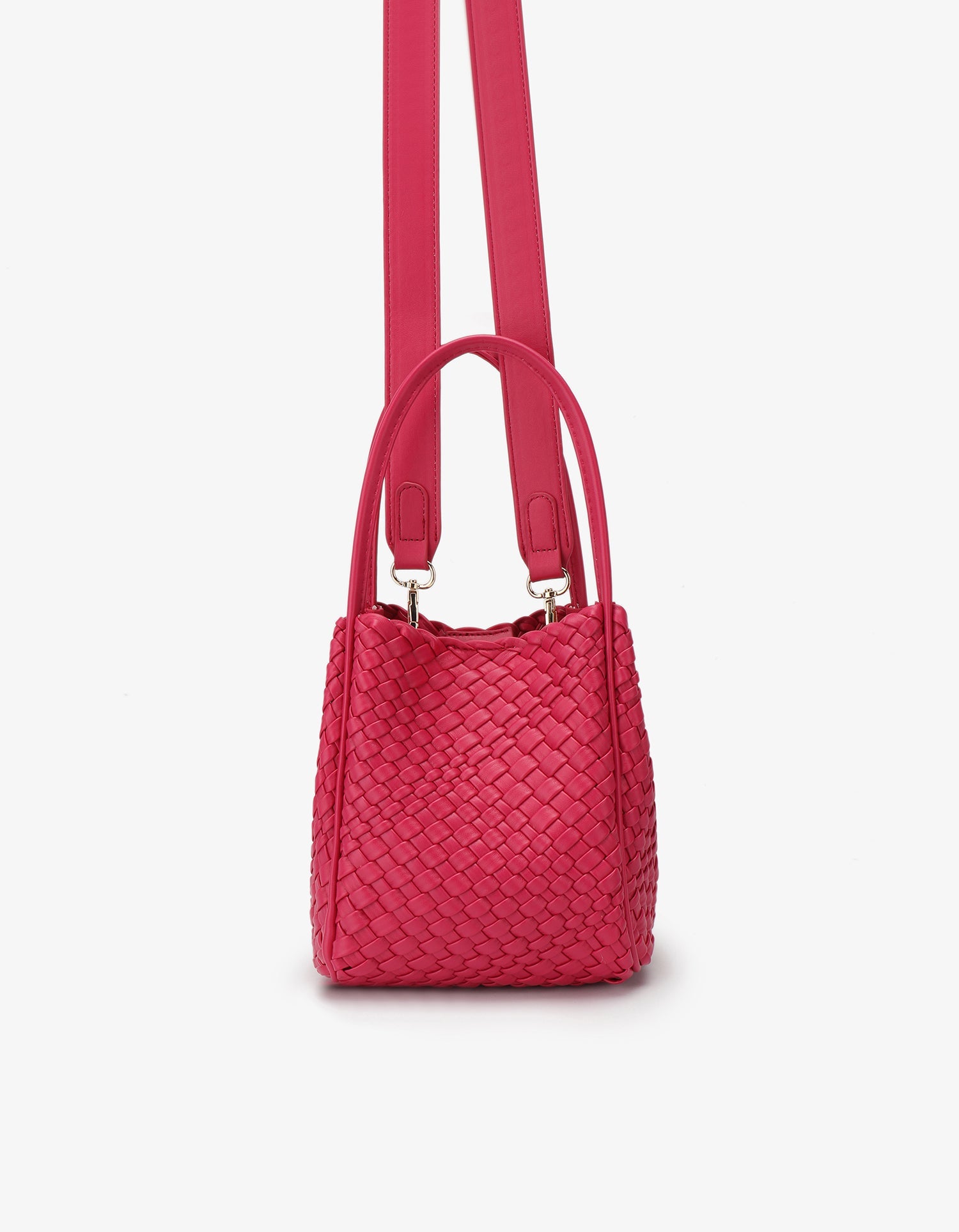 HOLLACE MINI TOTE WOVEN MAGENTA - REMI/REID