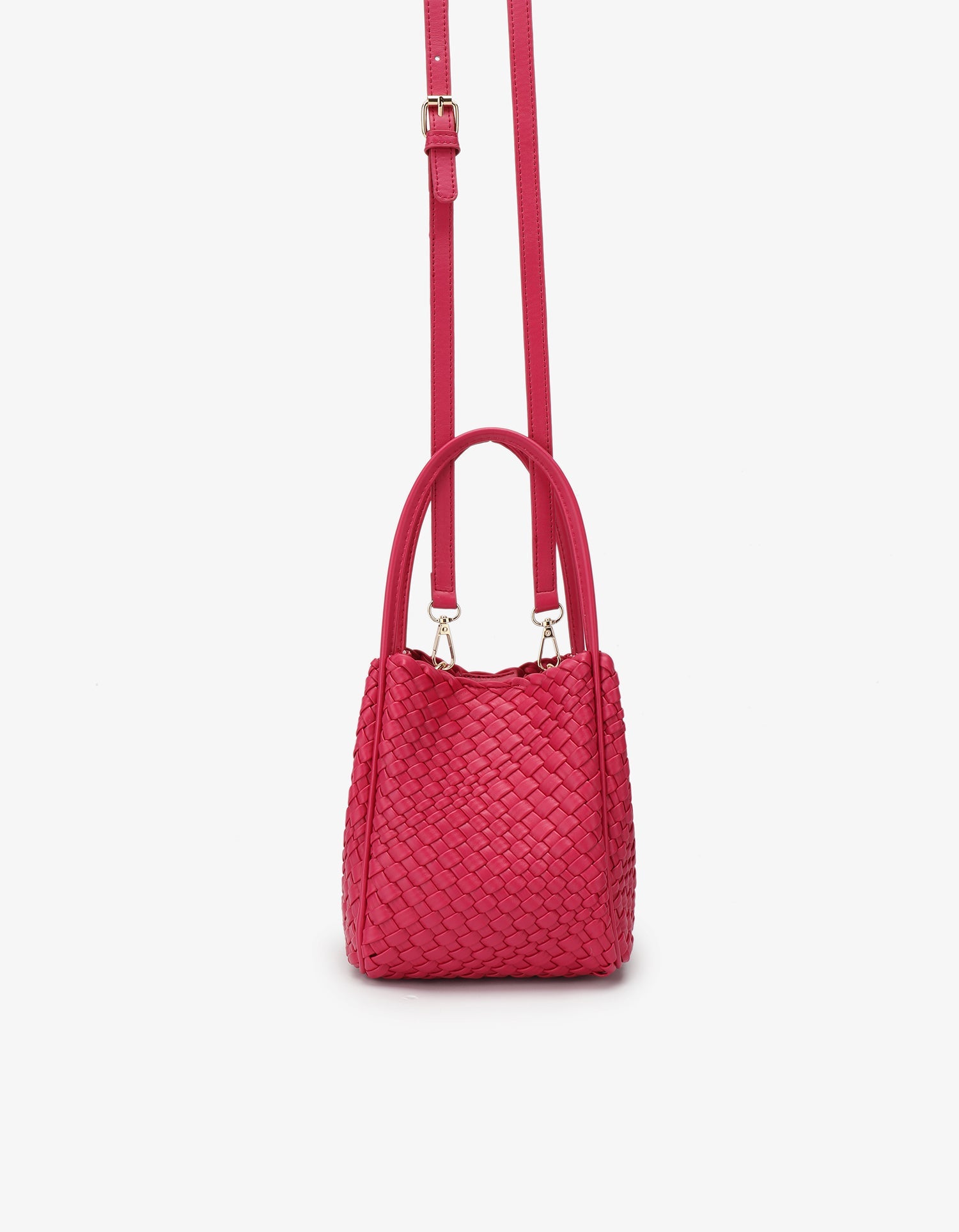 HOLLACE MINI TOTE WOVEN MAGENTA – REMI/REID