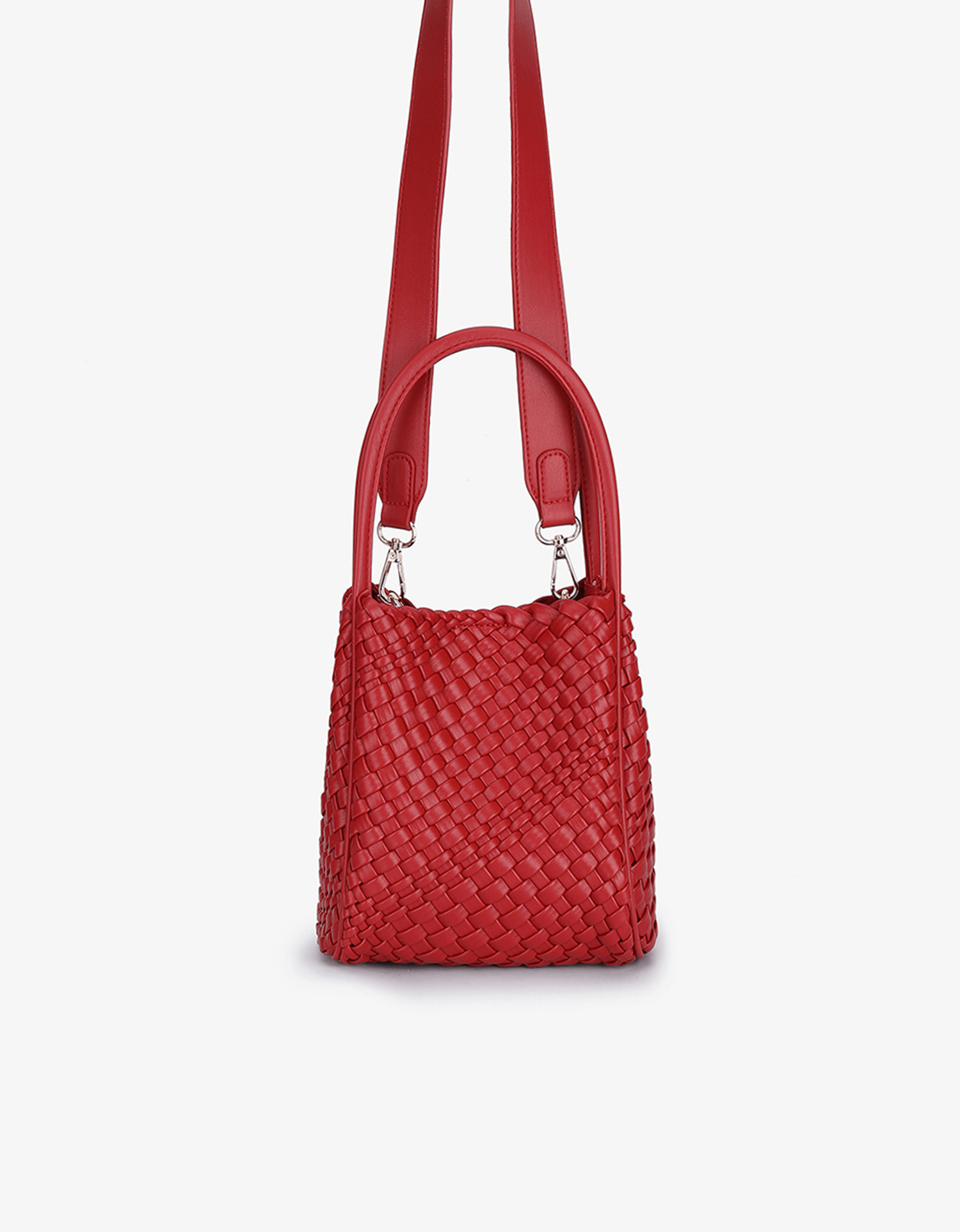 HOLLACE MINI TOTE WOVEN RED - REMI/REID