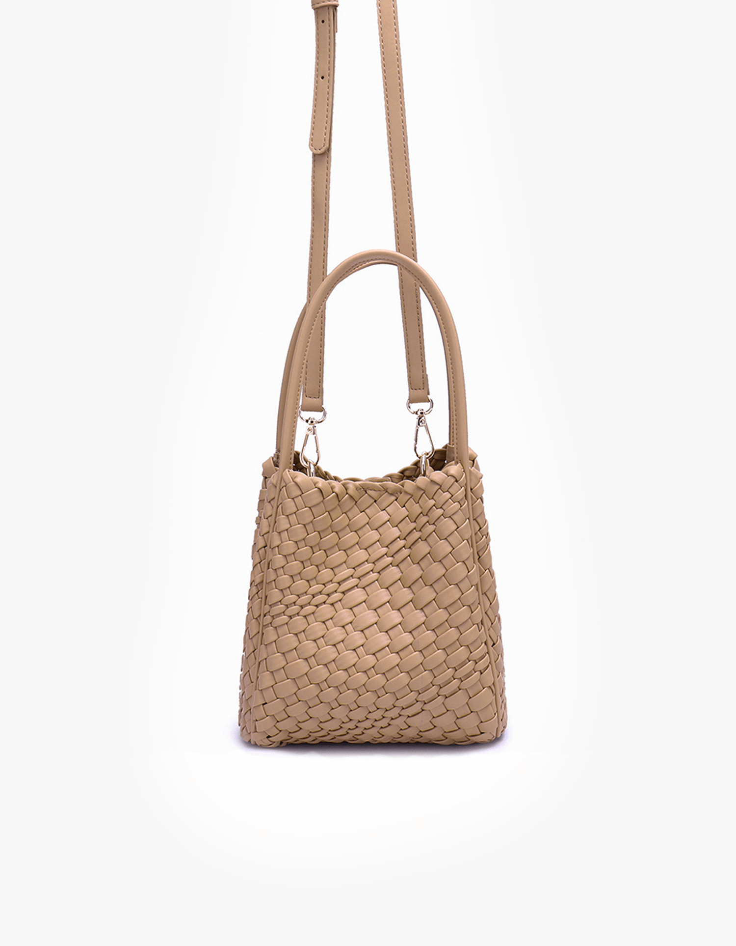 HOLLACE MINI TOTE WOVEN TAUPE - REMI/REID
