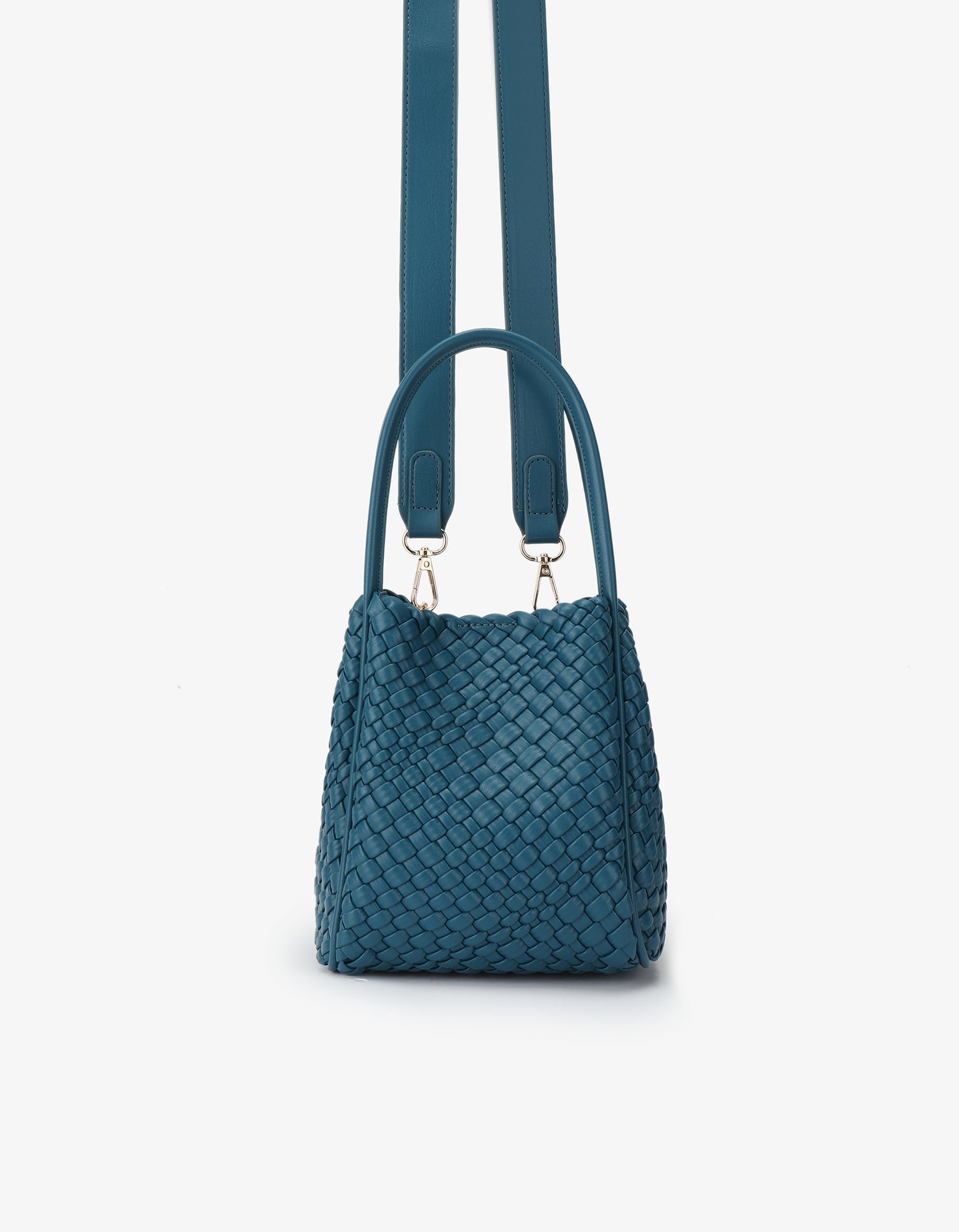 HOLLACE MINI TOTE WOVEN TEAL - REMI/REID