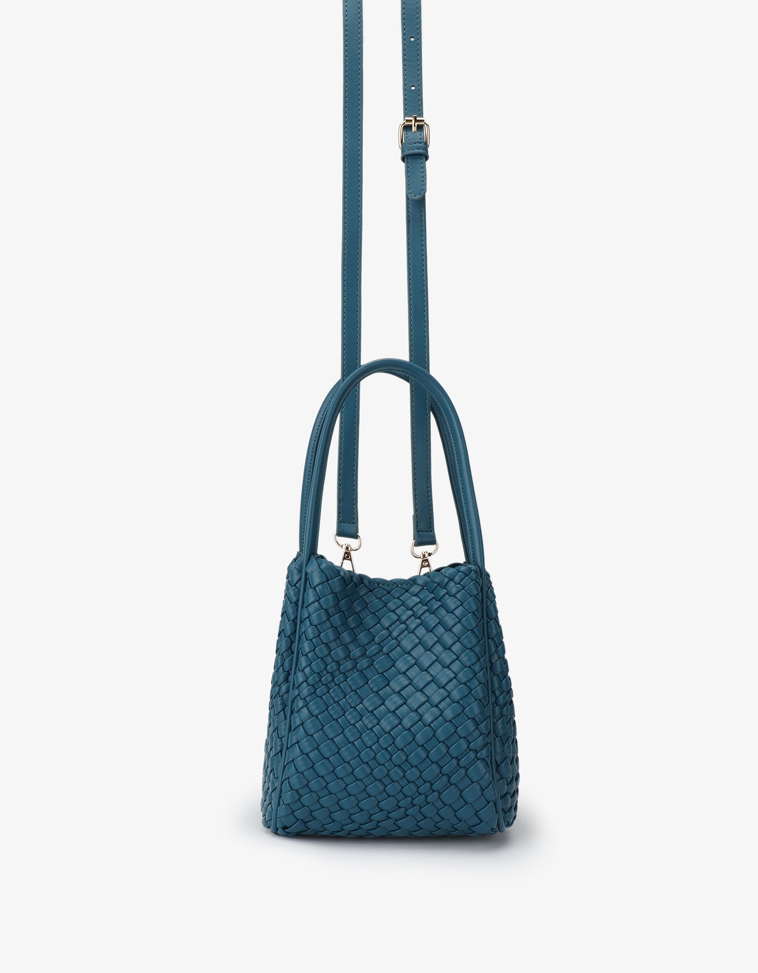 HOLLACE MINI TOTE WOVEN TEAL - REMI/REID