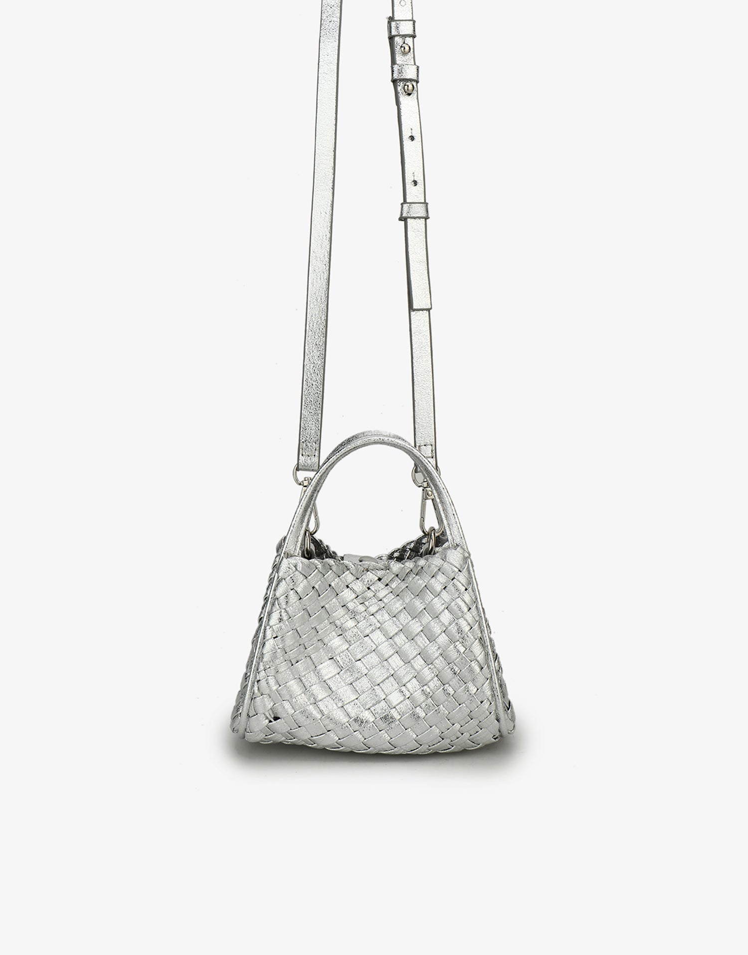 HOLLACE MINI TOY WOVEN HI SHINE SILVER - REMI/REID