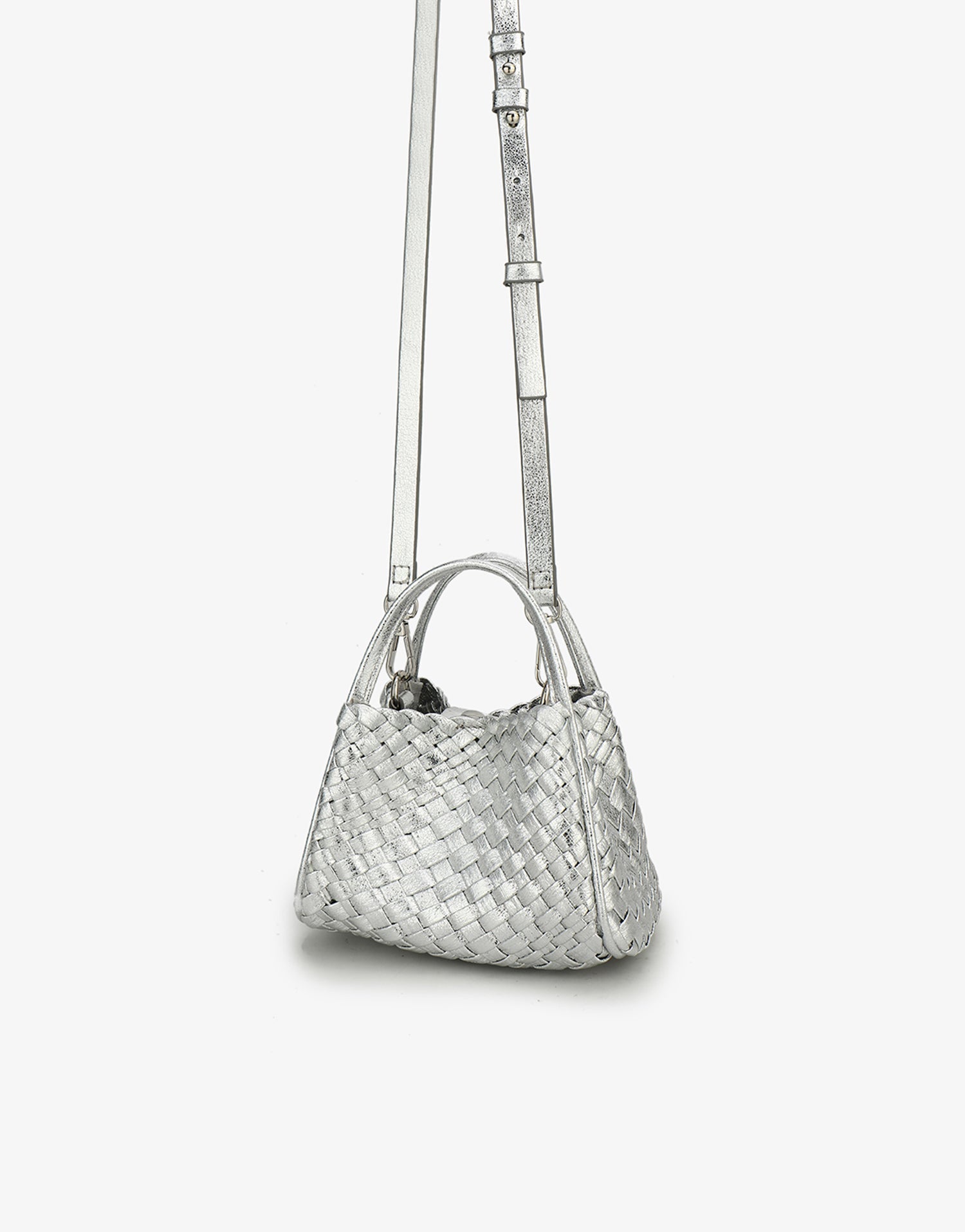 HOLLACE MINI TOY WOVEN HI SHINE SILVER - REMI/REID