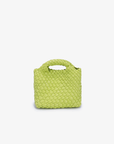 EVERLEIGH WOVEN MINI TOTE CHARTREUSE