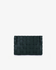 LINDY CLUTCH WOVEN LARGE EMERALD