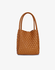 HOLLACE MINI TOTE WOVEN CAMEL