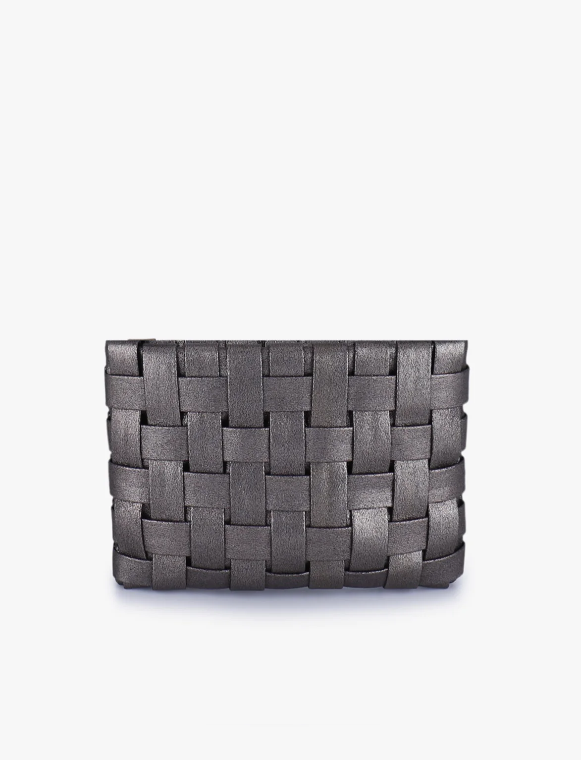 LINDY CLUTCH WOVEN LARGE ANTHRACITE