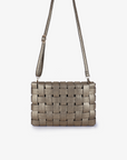 LINDY CLUTCH WOVEN LARGE GOLD