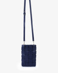 LINDY WOVEN CELLPHONE NAVY