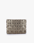 LINDY CLUTCH WOVEN LARGE GOLD