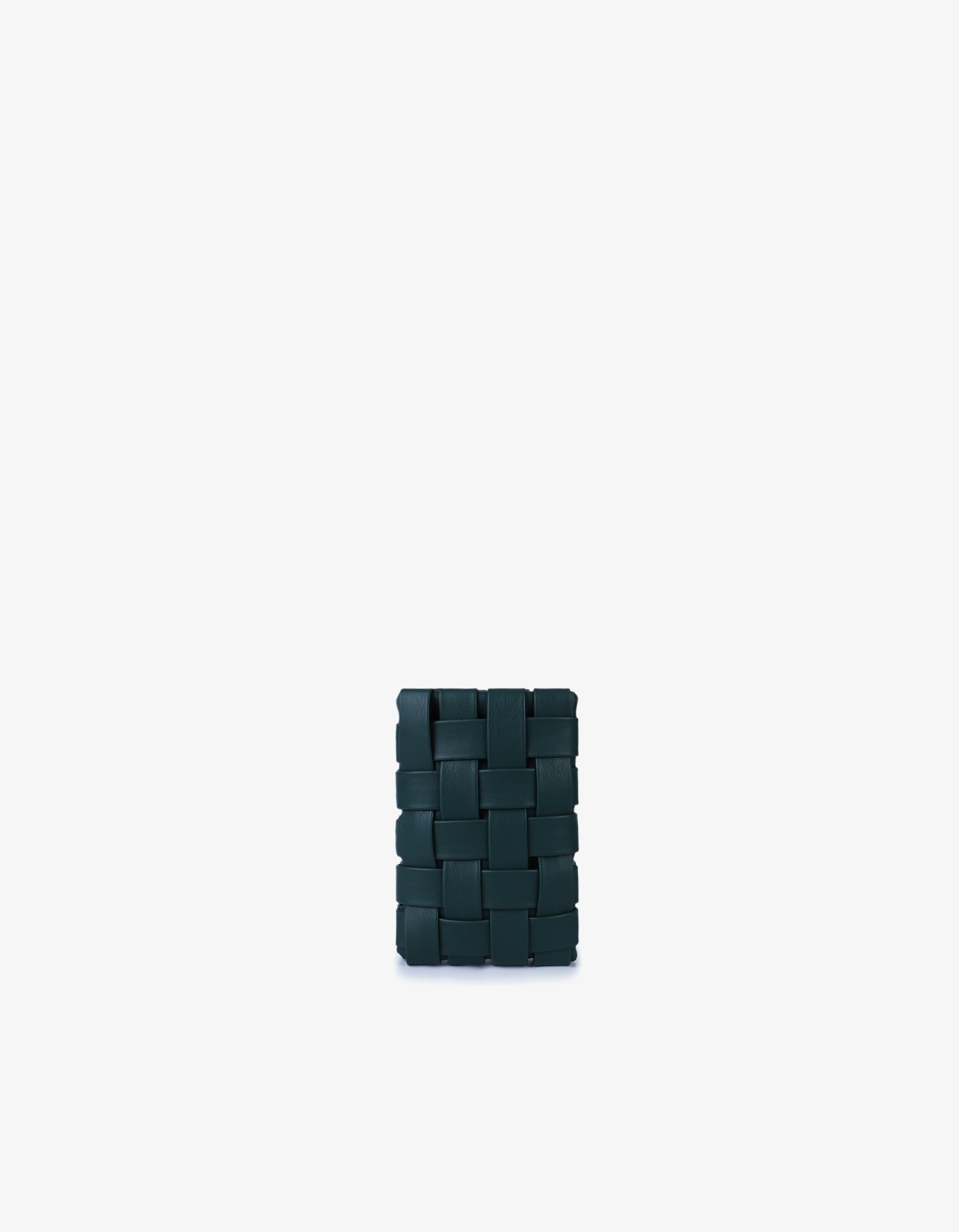 LINDY WOVEN CELLPHONE EMERALD