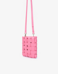 LINDY WOVEN CELLPHONE PINK