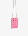 LINDY WOVEN CELLPHONE PINK