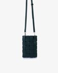 LINDY WOVEN CELLPHONE EMERALD