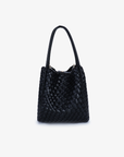 HOLLACE MINI TOTE WOVEN BLACK