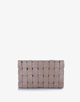 LINDY WOVEN CLUTCH SMALL LIGHT TAN