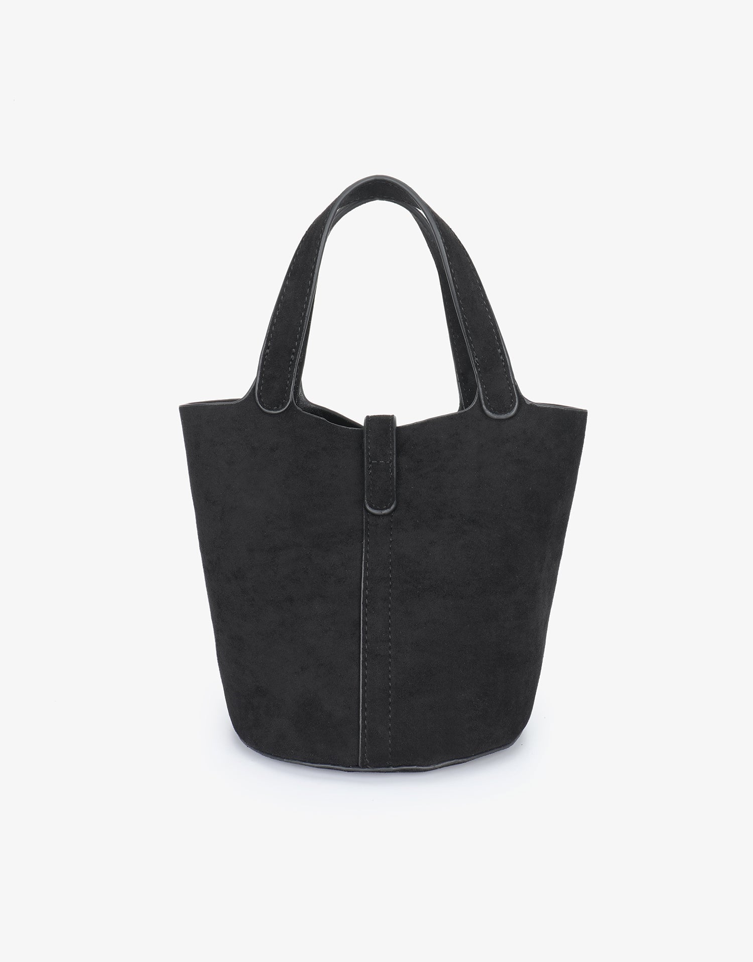 JOYA BUCKET MINI FAUX SUEDE BLACK - REMI/REID