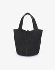 JOYA BUCKET MINI FAUX SUEDE BLACK - REMI/REID