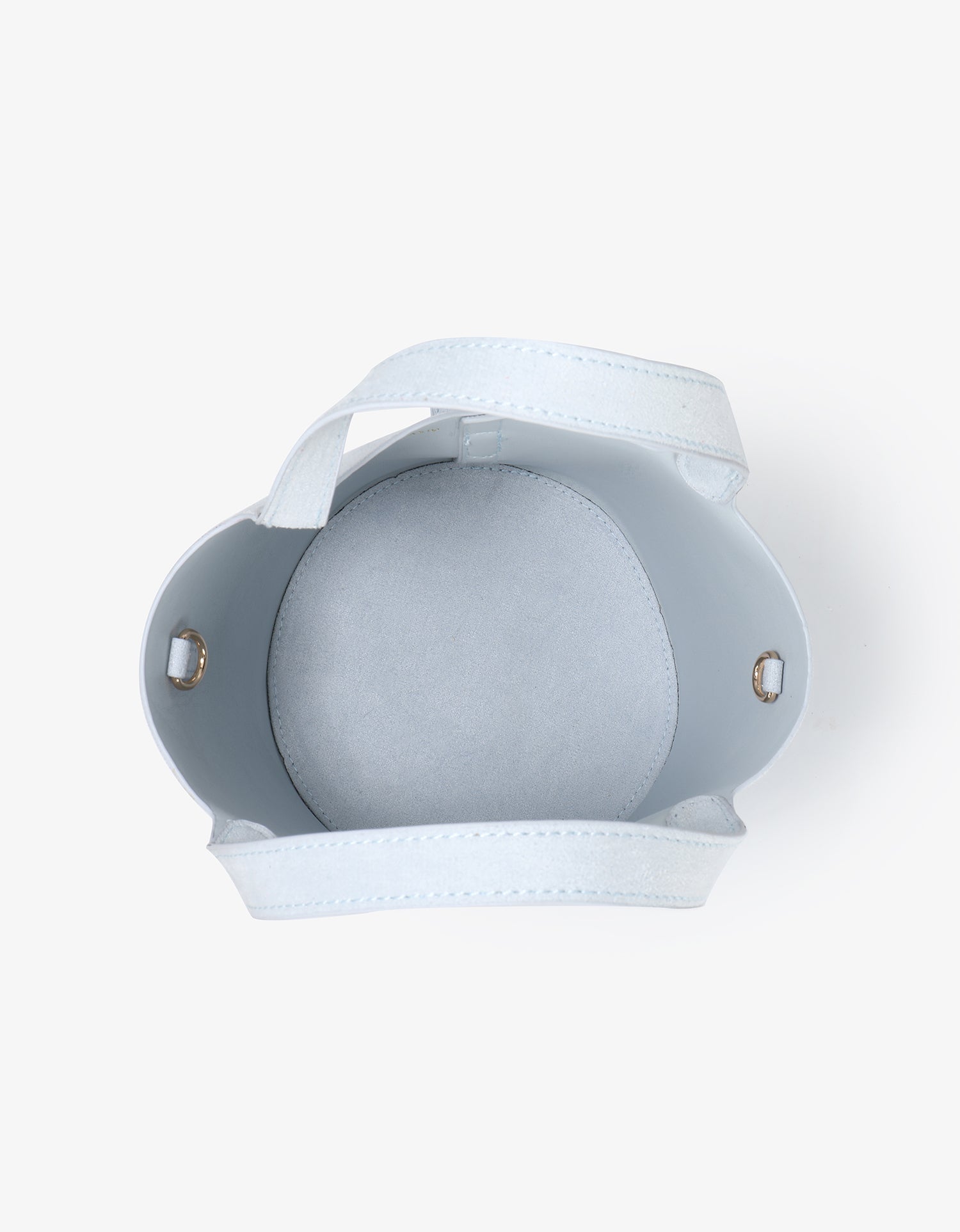 JOYA BUCKET MINI FAUX SUEDE BLUE - REMI/REID