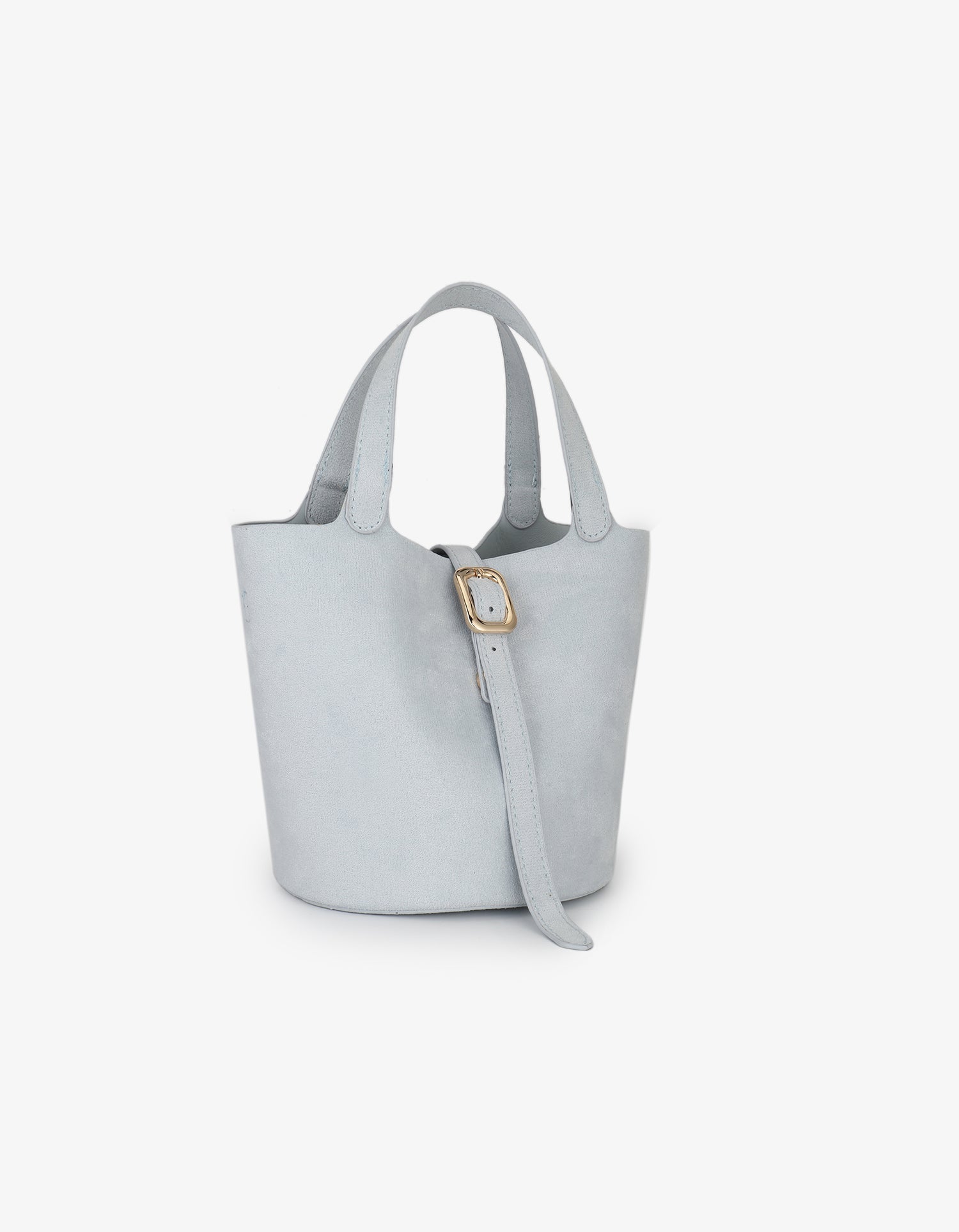 JOYA BUCKET MINI FAUX SUEDE BLUE - REMI/REID