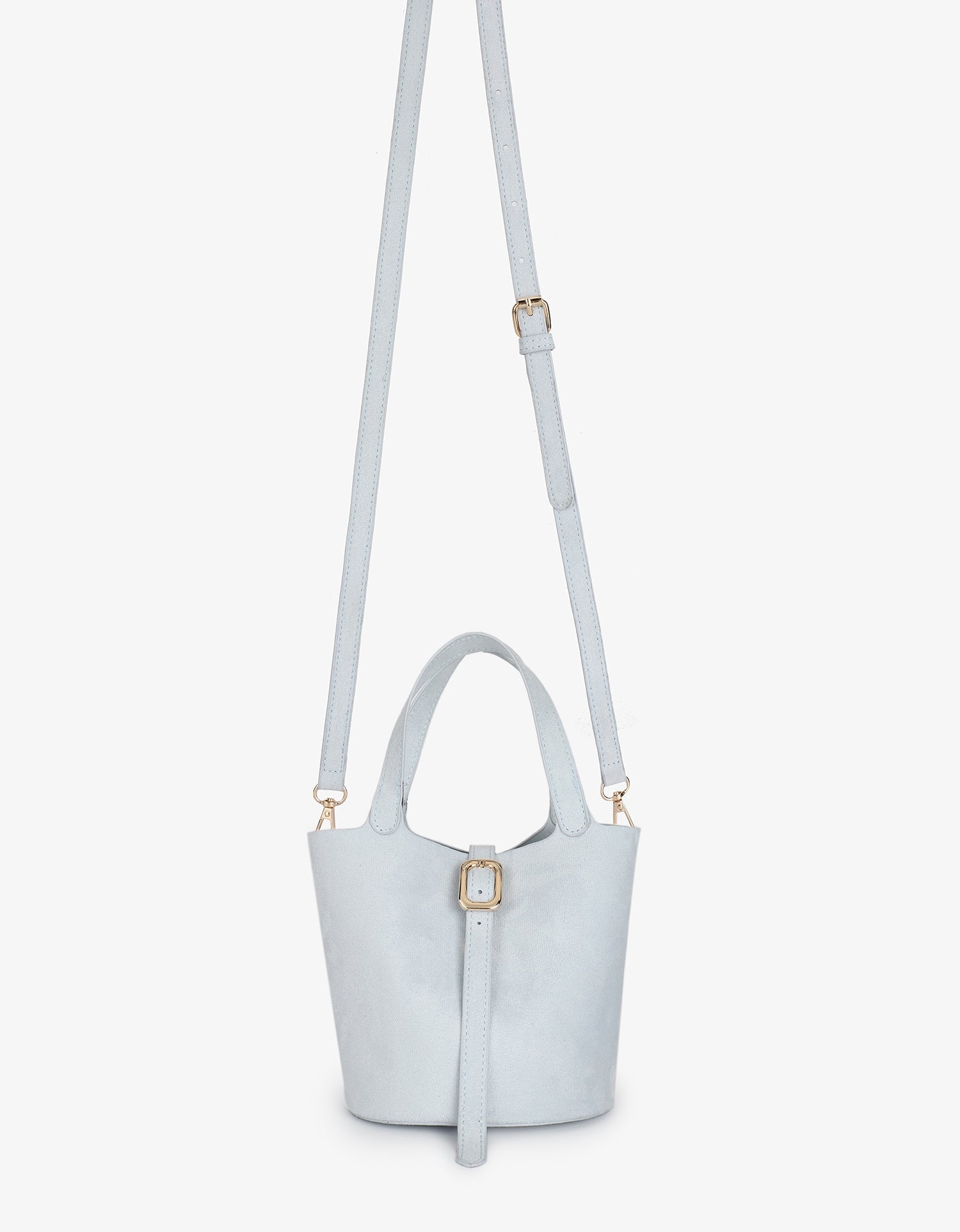 JOYA BUCKET MINI FAUX SUEDE BLUE - REMI/REID