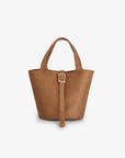 JOYA BUCKET MINI FAUX SUEDE CAMEL - REMI/REID