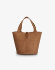 JOYA BUCKET MINI FAUX SUEDE CAMEL - REMI/REID
