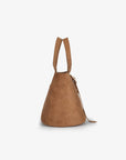 JOYA BUCKET MINI FAUX SUEDE CAMEL - REMI/REID