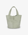 JOYA BUCKET MINI FAUX SUEDE CELADON - REMI/REID