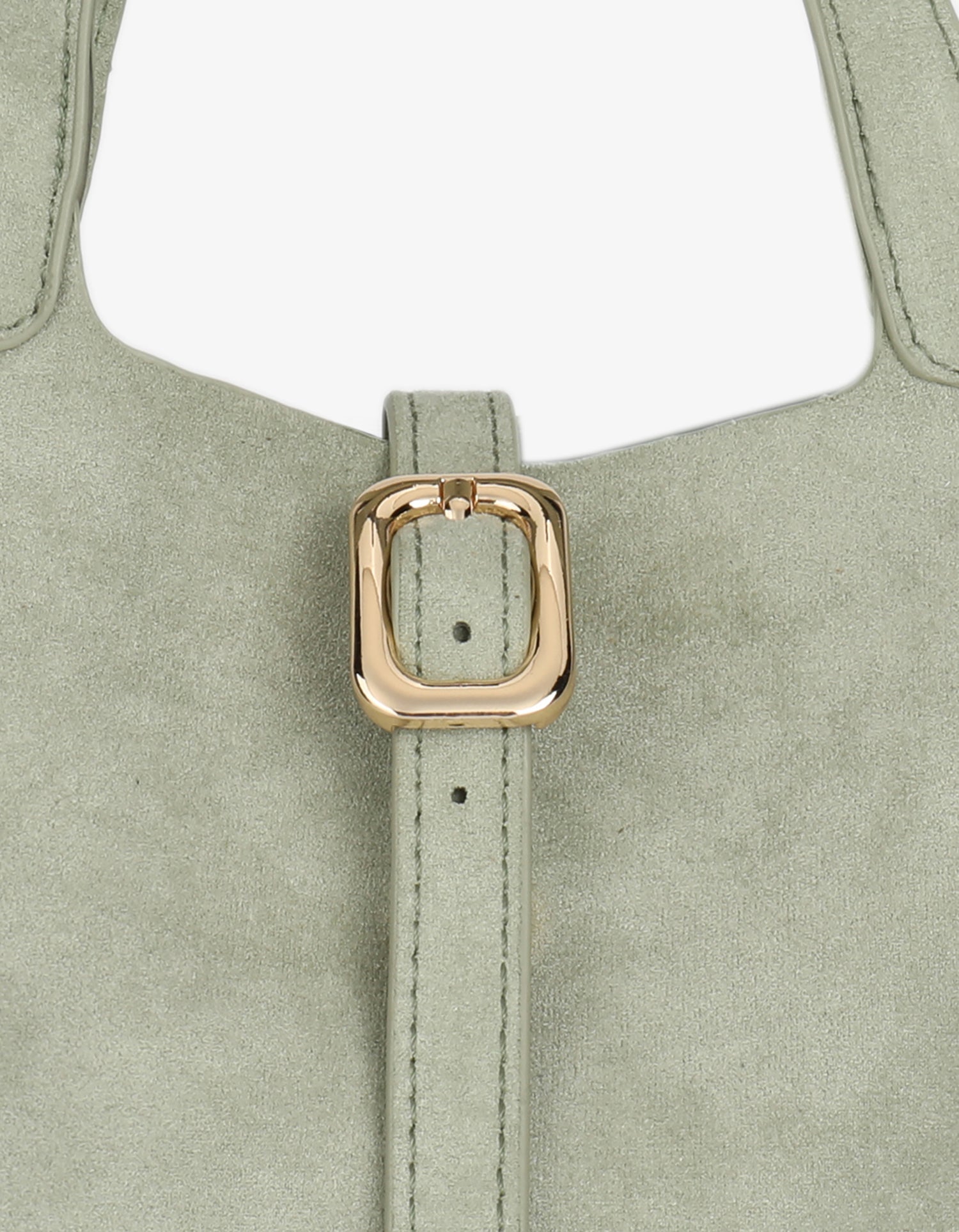 JOYA BUCKET MINI FAUX SUEDE CELADON - REMI/REID