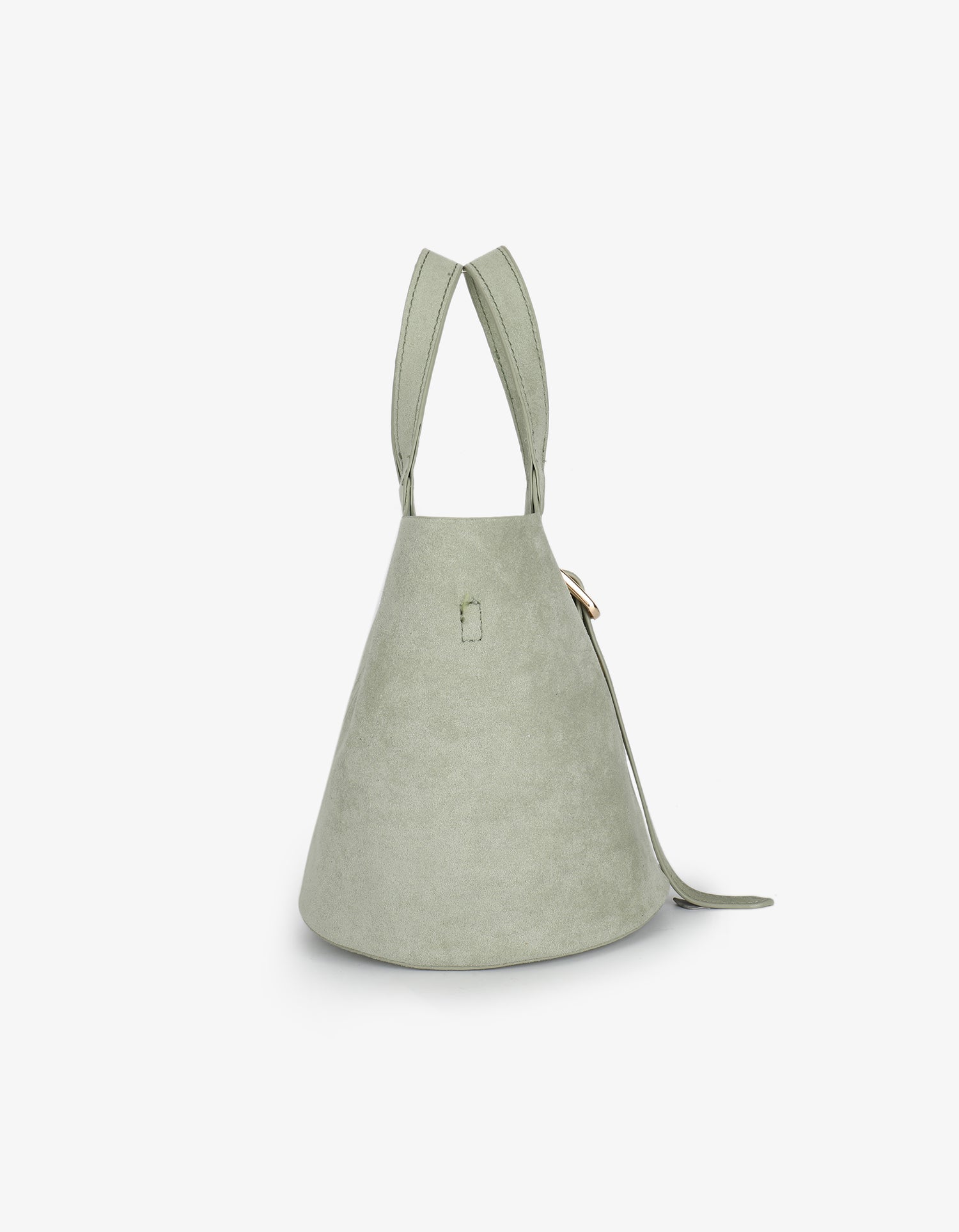 JOYA BUCKET MINI FAUX SUEDE CELADON - REMI/REID