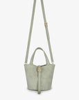 JOYA BUCKET MINI FAUX SUEDE CELADON - REMI/REID