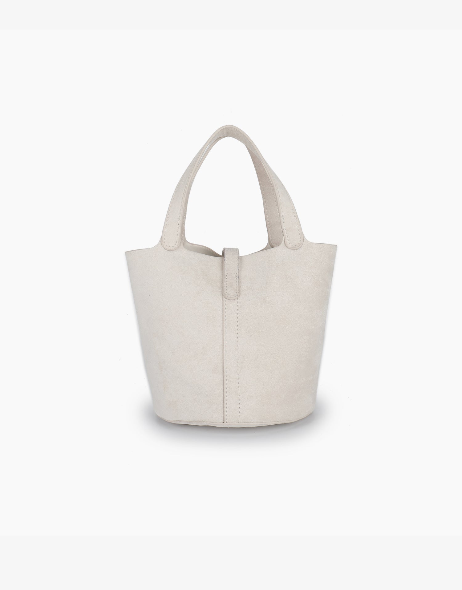 JOYA BUCKET MINI FAUX SUEDE CREAM - REMI/REID