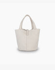 JOYA BUCKET MINI FAUX SUEDE CREAM - REMI/REID